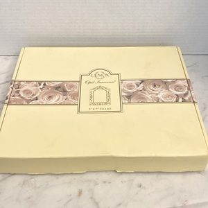 Lenox Opal Innocence Frame 5x7 New in Box. “ Wedding Promises”